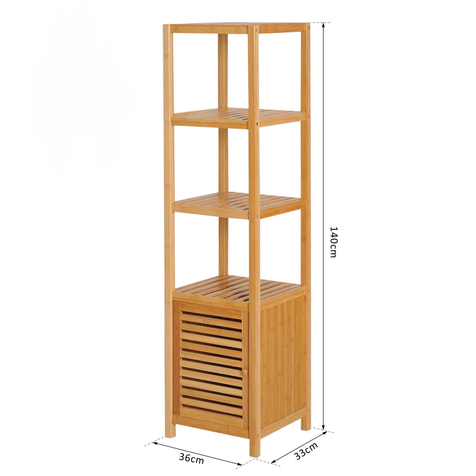  Bamboo Wooden Rack Bathroom Kitchen Storage Organizer Shelves Shelf bathroom