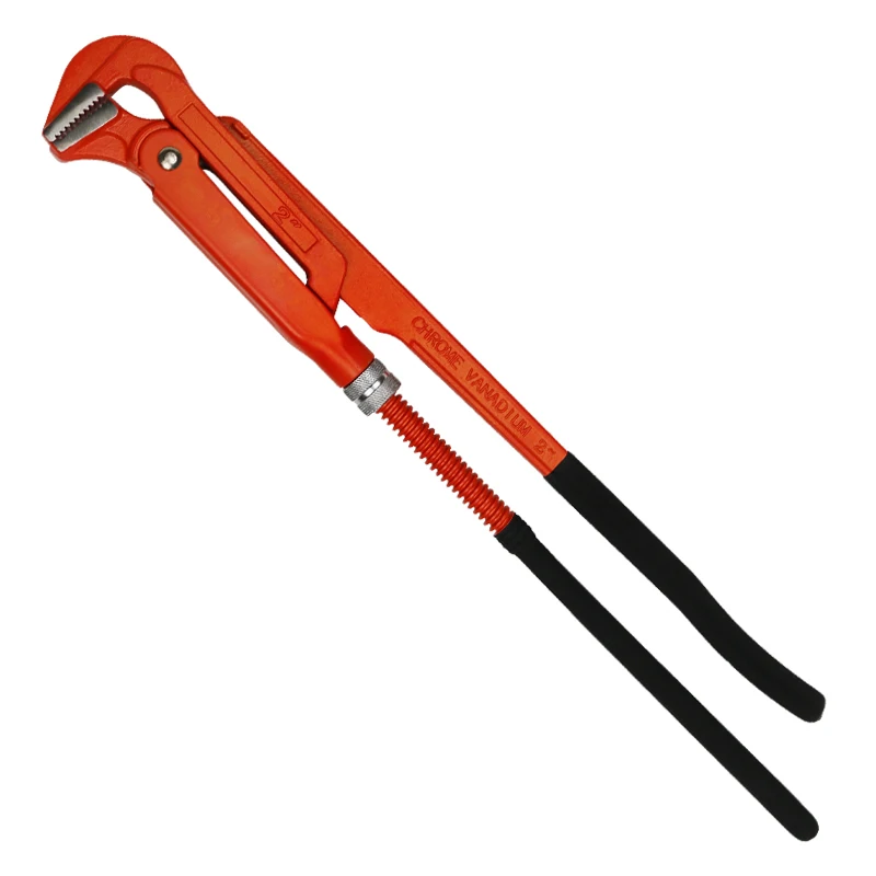 Swedish Type S-type Jaws Pipe Wrench Bent Nose Pipe Wrench