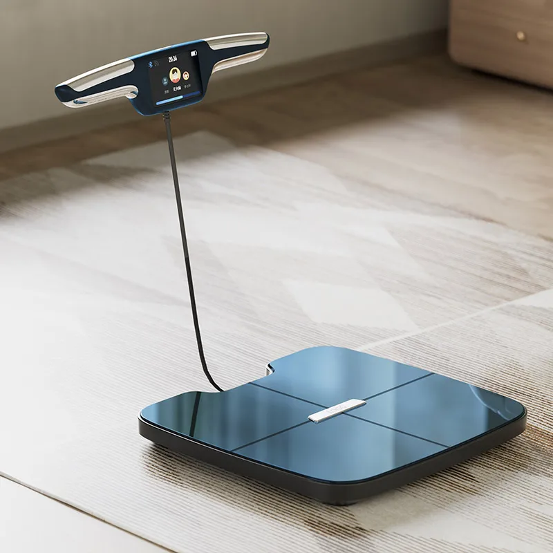 Умные весы с Wi-Fi HD TFT профессиональные для фитнеса 335 мм анализатор тела в тренажерном зале жира интеллектуальные 8 электродов