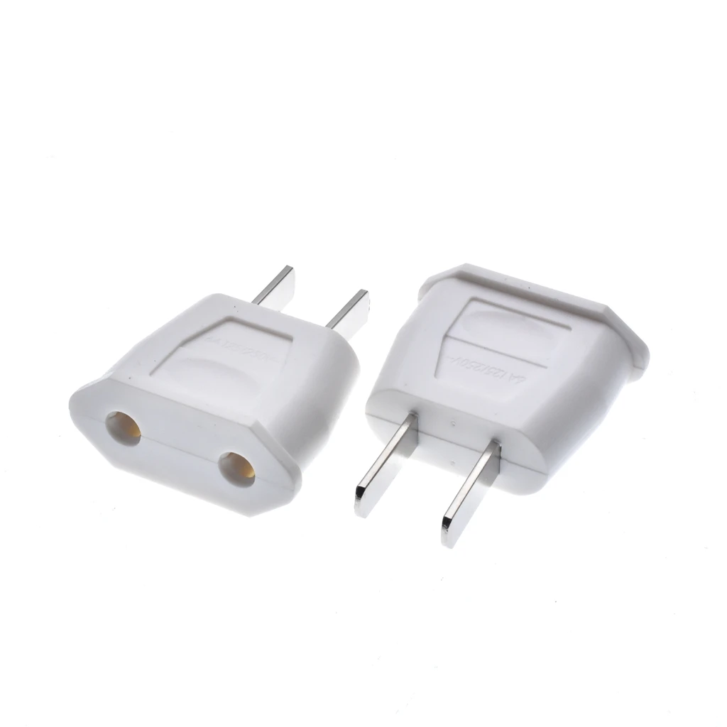 EU Power Cord Cable To 2 Pin US JP CN Plug Adapter EU European To US American Japan China Travel Adapter Electrical Socket