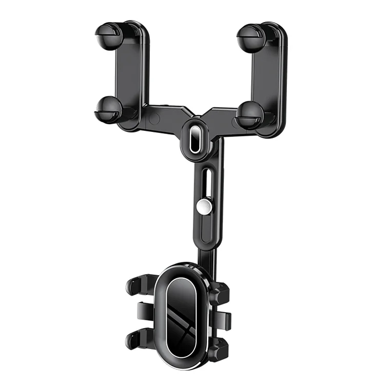 360 Rearview Mirror Phone Holder Universal Car Phone Holder Mount Car Rearview Mirror Mount Phone and GPS Holder