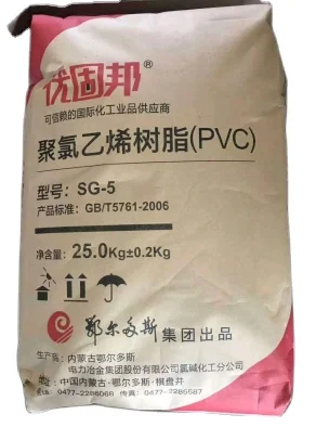 Polyvinyl chloride PVC Resin Of China PVC granules Producer 25kg Virgin Injection Grade SG3 SG5 SG7 SG8