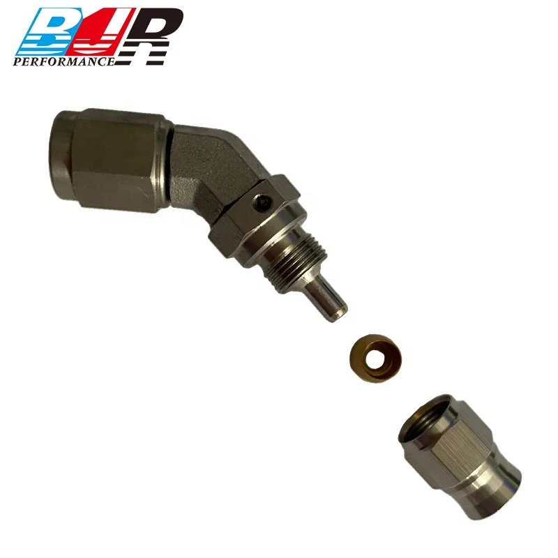 BJR высокопроизводительная нержавеющая сталь 45 градусов S.S. Шланг тормозные соединения
