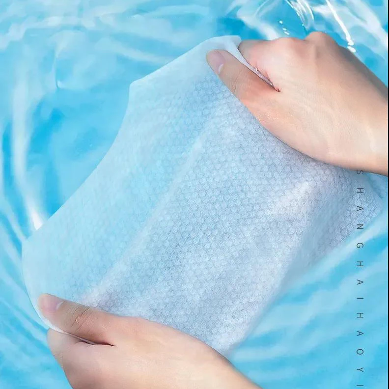 
ISO13485 Soft and comfortable wholesale spunlace non woven cleaning cotton face wet wipes custom 