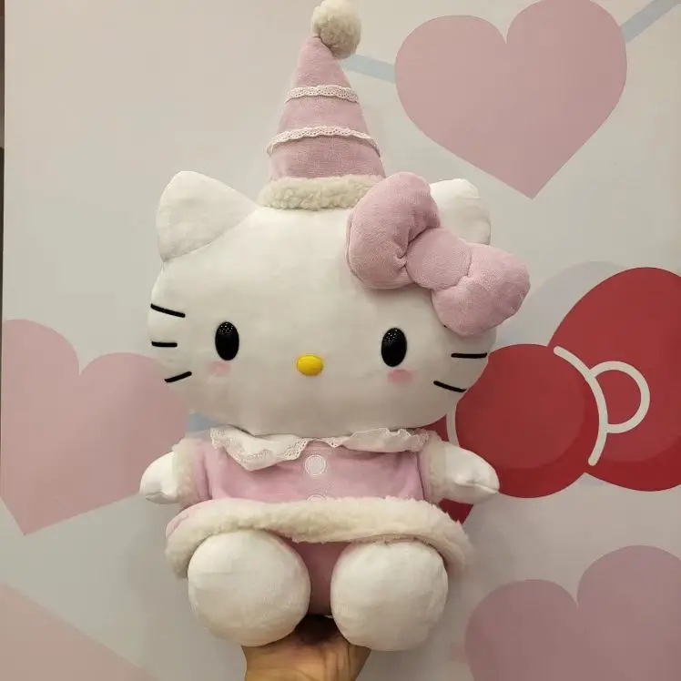 Anime Kitty Stuffed Animals Home Decoration Birthday Christmas Gifts Cute Anime Kitty Cartoon Plush Toys for Girls Kids