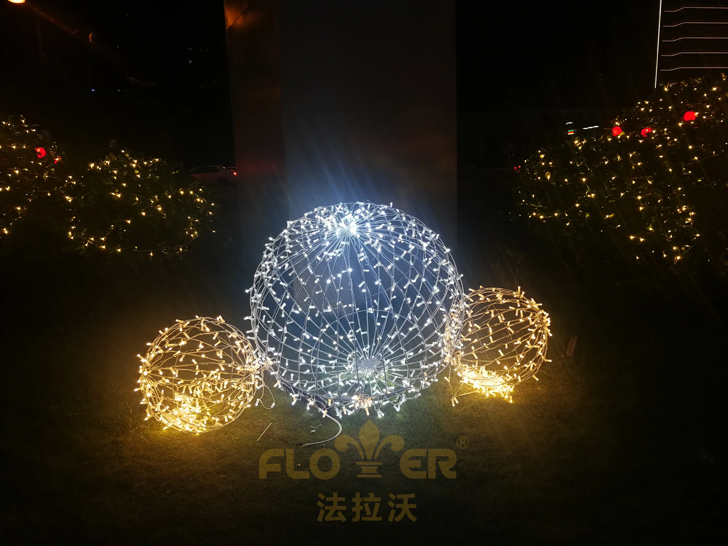 IP68 waterproof outdoor decoration LED light string for Christmas landscape lighting project