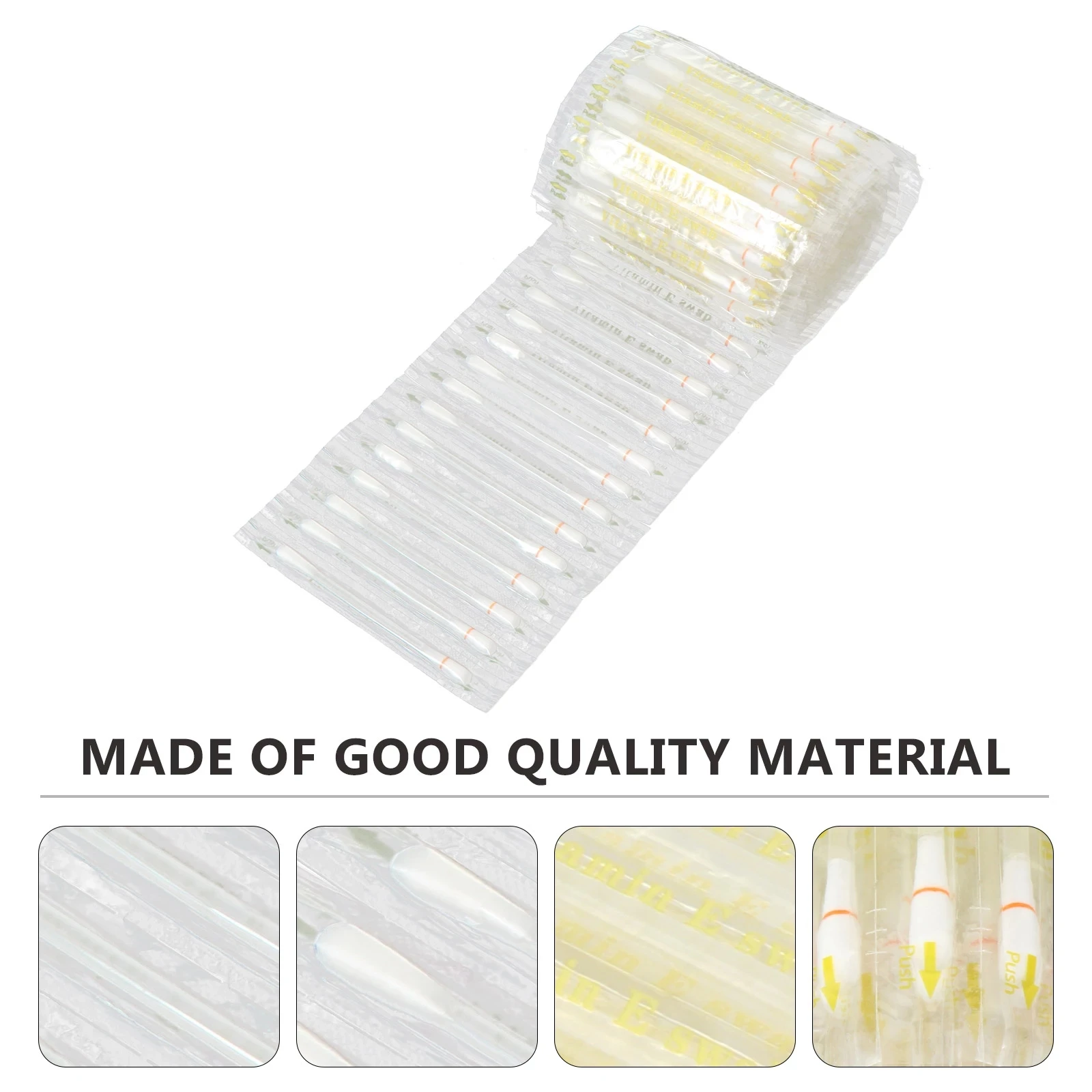 50 pcs Vitamin E Oil Swab Teeth Whitening Use Before Teeth Whitening To Protect Lip and Gum From VE Swabs