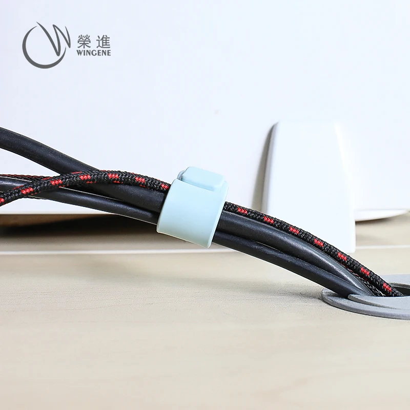 Organizer Cord Straps  Reusable Earphone and Data Cable Wire Management Silicone Cable Twist Ties