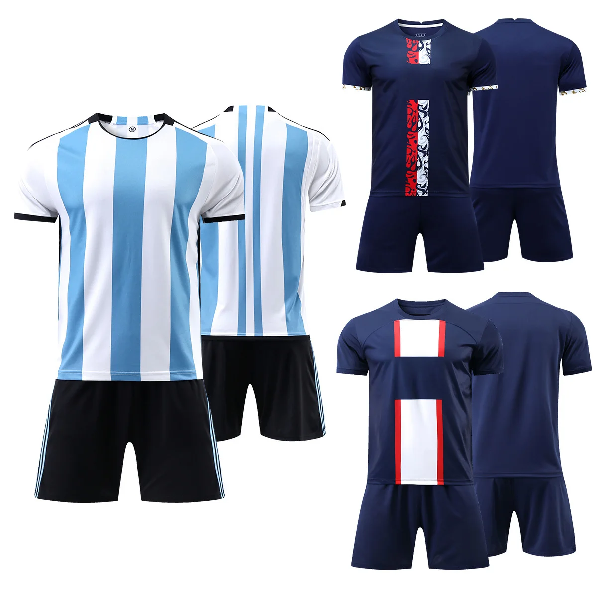 Custom 22-23 New Season Quick Dry Jersey Shirt Thailand Quality Sublimation Football Team Jersey football kit