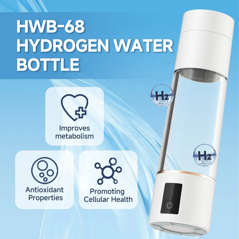 Handheld Hydrogen Rich Water Generator H2 Cup Potable Hydrogen Alkaline Ionizer Water Bottle Machine