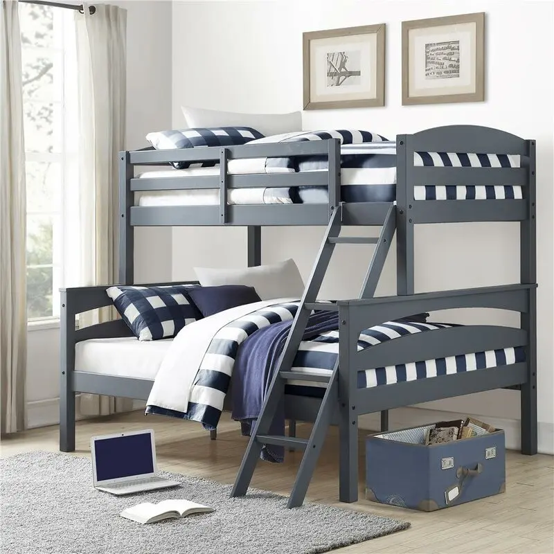 Bedroom Solid Wood Children Twin Bunk Bed Lit Superpos Enfants