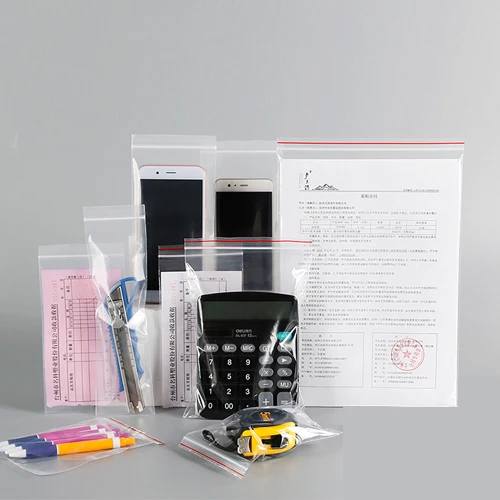 Environmental Different Sizes Pe Plastic Ziplock Food Bag In Stock