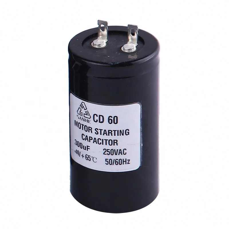 300uf 330v cd60 used for ac electrical motor 250v 400uf cd60 motor starting capacitor