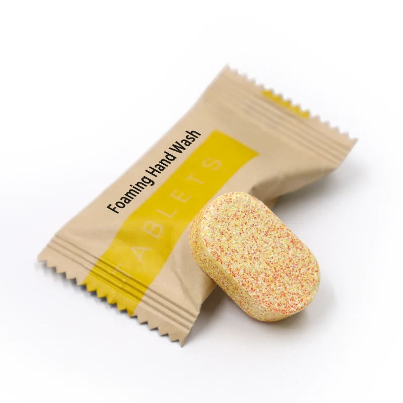 Professional factory foaming hand soap tablet for hand wash