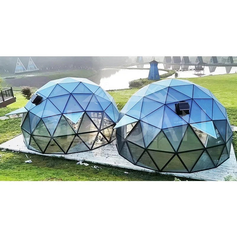 Outdoor Clear Glass Garden Dome House Restaurant Dome Igloo Tent For Event Party or Glamping Resort Hotel