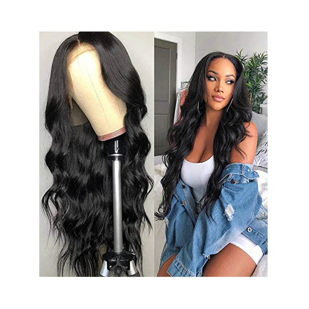 Cheap Pre Plucked Human Lace Front Wig Human Hair Lace Net for Wig 13x4 Body Wave HD Lace Frontal Wig Natural Hair