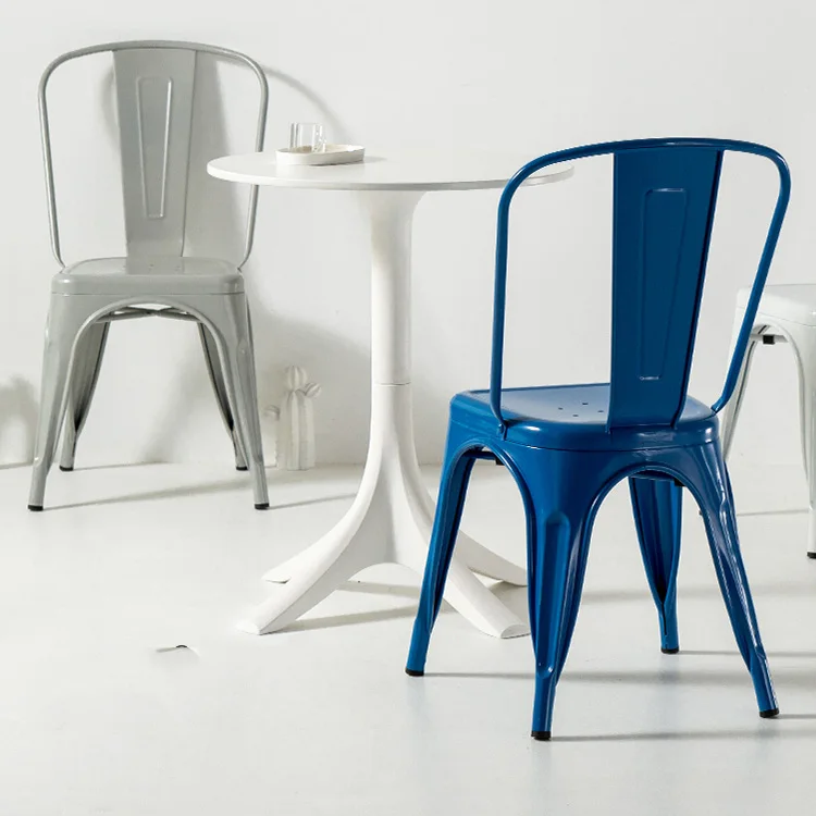 Винтажное железное обеденное кресло в стиле индастриал, стул для стола в стиле молочного чая, кофе, горячий горшок, металлическое кресло, стул для отдыха