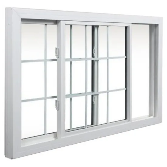 Anodized aluminium window frame and glass