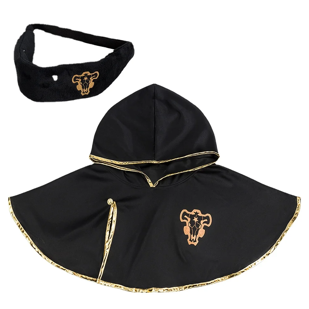 High Quality Anime Black Five Clover Cloak Halloween Cosplay Costume Clothing Set