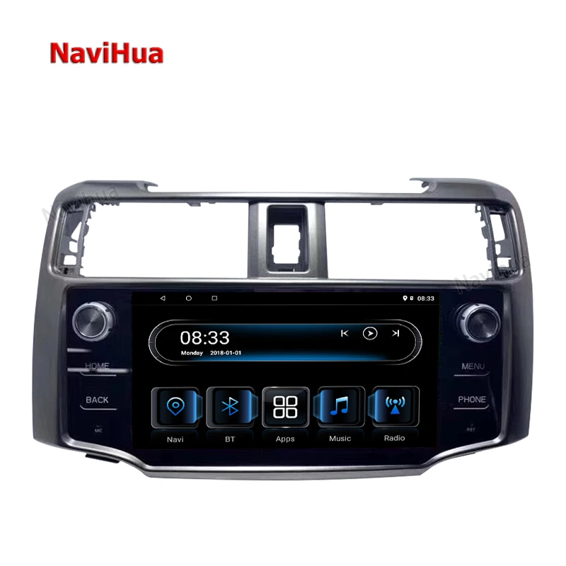 Navihua 9 Inch Car Audio System Multimedia Car Stereo AutoRadio Android 10 Car Video Player for Toyota 4runner