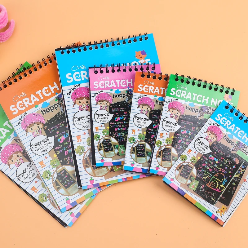 Drawing Book Scratch Painting Student Prizes Kindergarten Painting Scratch Paper