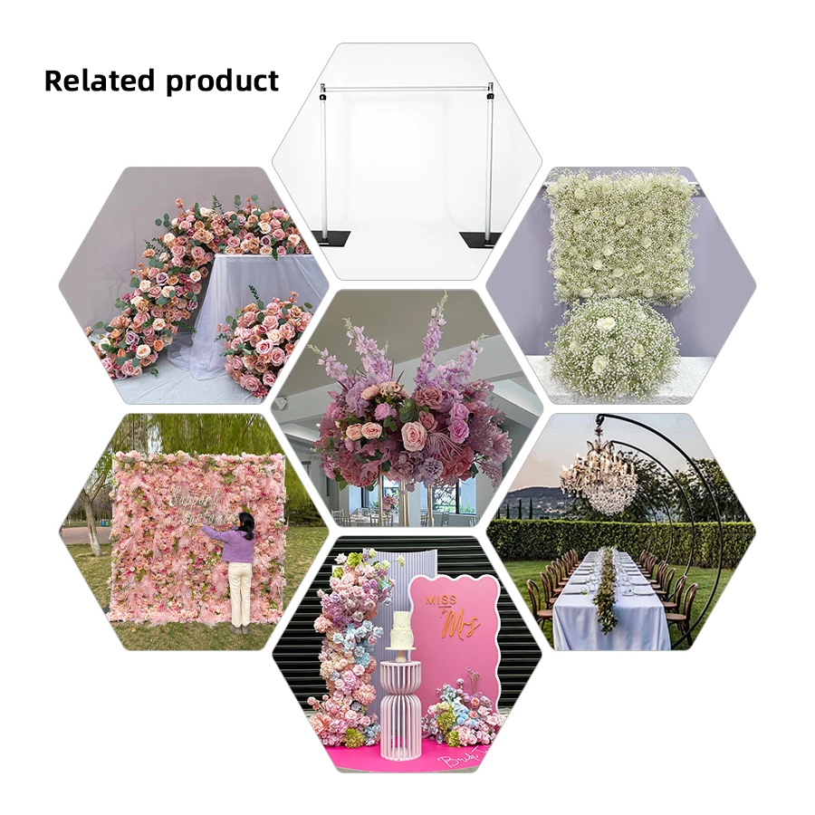 Wedding Flowers Silk Artificial Rose Ball Wedding Decoration Centerpiece Flower Ball