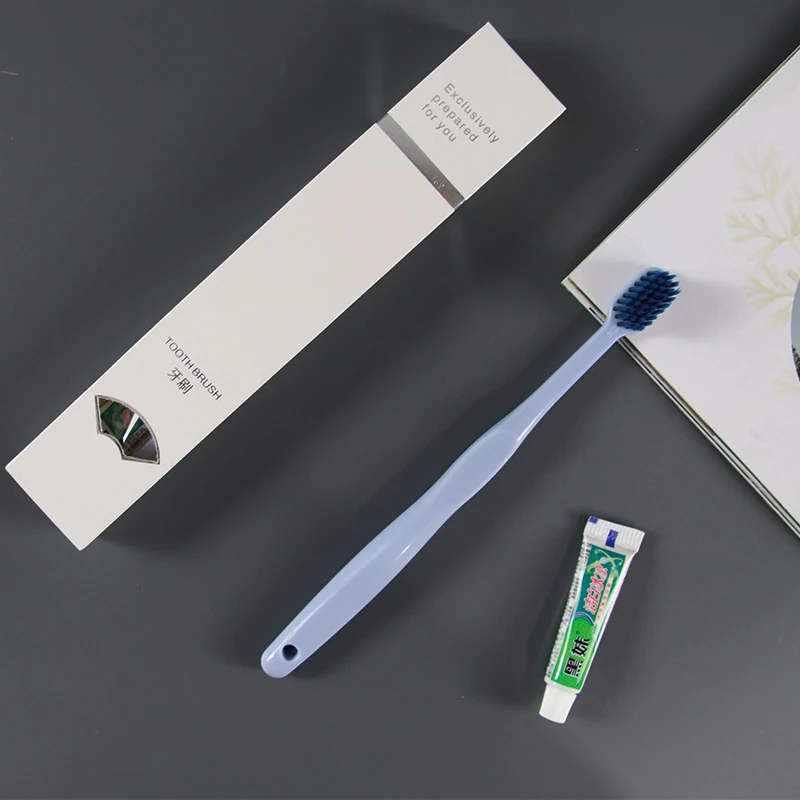 Wholesale price disposable internet celebrity travel hotel dental kit with toothpaste