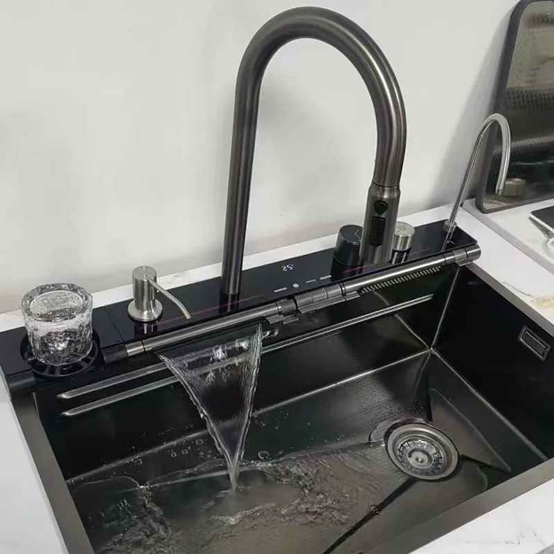 Cheap Wholesale Sink Faucet Kitchen Digital Kitchen Sink Taps For Kitchen Sinks With High Quality Custom