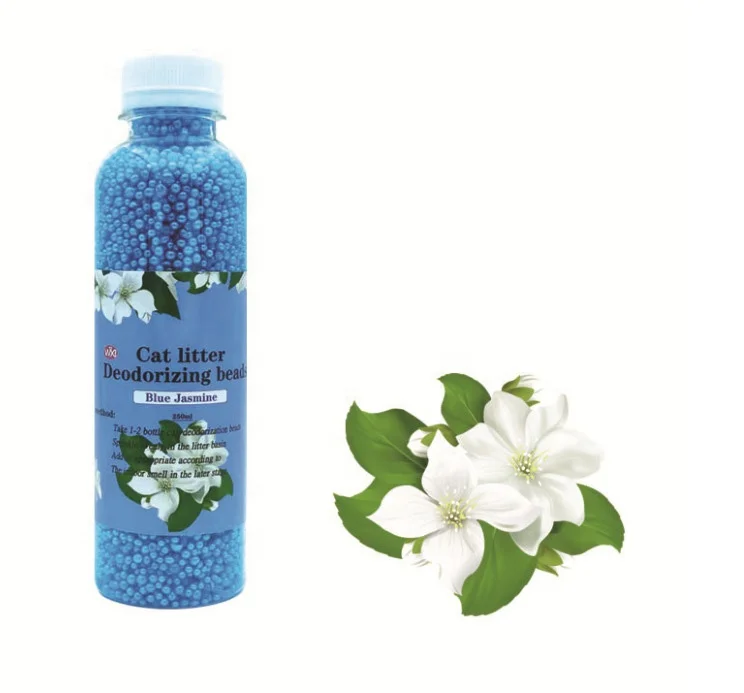 Factory Wholesale Custom Logo Cat Litter Deodorant Beads 200g Deodorant Cat Deodorizer Beads