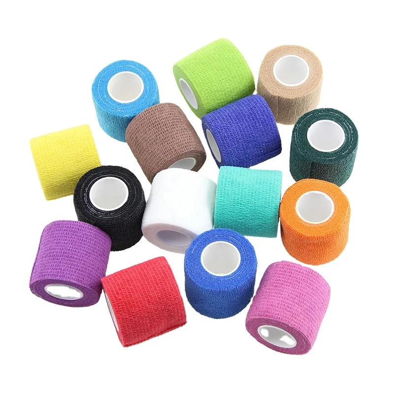 Эластичная самоклеящаяся повязка с принтом