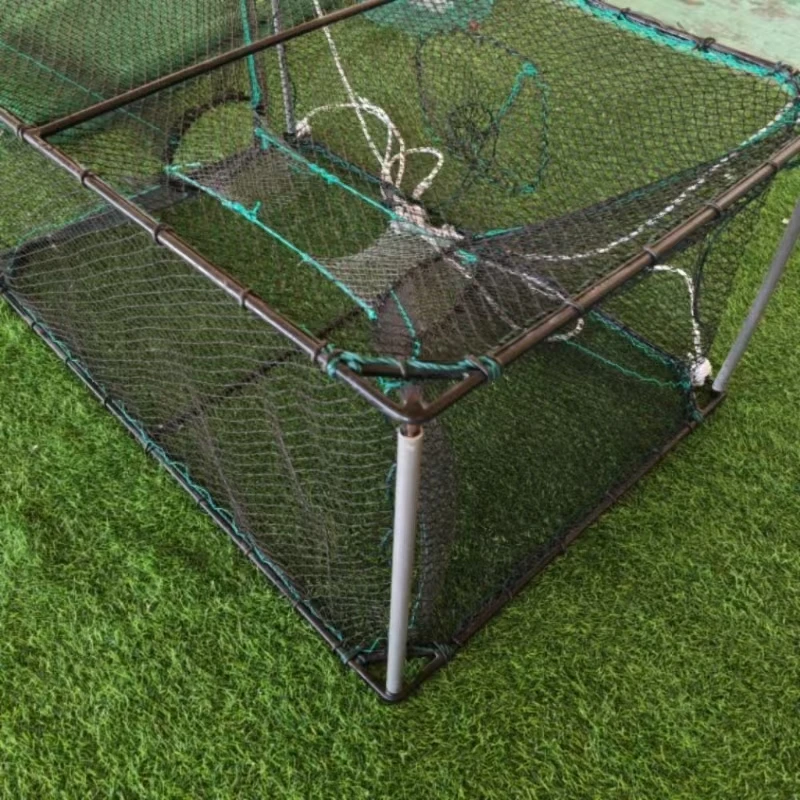 Heavy Duty PE Nylon Large Crab Trap Durable Aquaculture Fishery Industry Trap for Sea River Shrimp Fishing