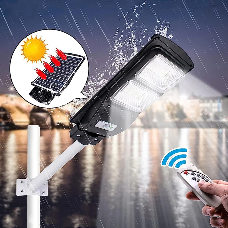Outdoor Solar LED Street Light Waterproof Solaire Camping Rechargeable Lamp Solar Lights Outdoor Garden