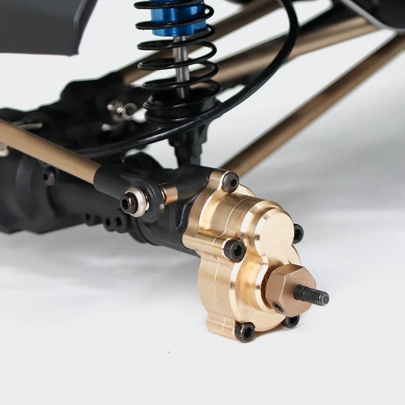 RC Crawler Car TRX4 TRX6 Upgrade Parts Heavy Brass Counterweight Portal Drive Housing Bumper Mount Axle Mount RC accessories car
