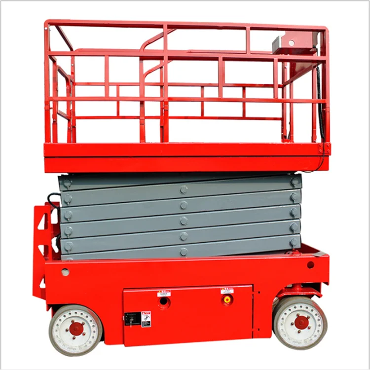 Ножницы для воздушной работы платформы для тяжелого подъема тележки самоходный ножничный подъемник
