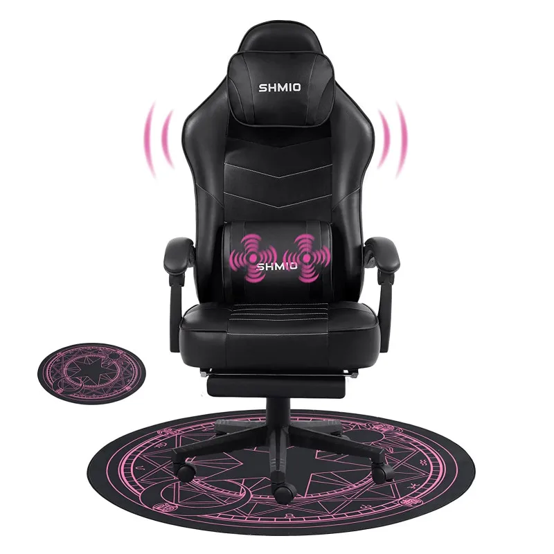 Wholesale modern computer leather furniture pu material for cool master office racing black spider grey gaming chair