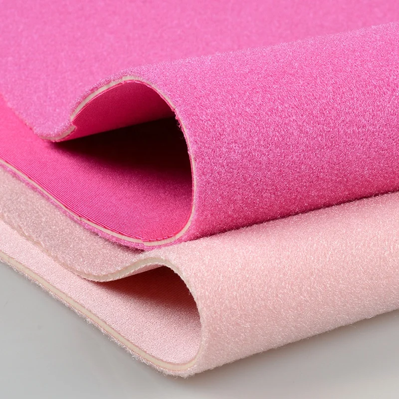 Stretch Rubber Fabric OK Brushed Laminate 3mm Thick Neoprene Polyester Loop Hoop scuba for Arts Shin Wrist Guard