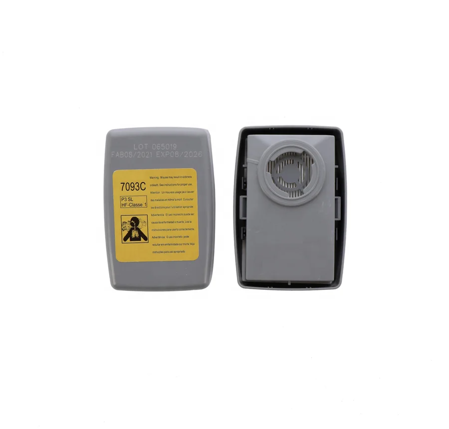 Accept Customized 7093C Particulate Carbon Filter P100 Cartridge Filter 100bags/carton for 6200 6800 7502