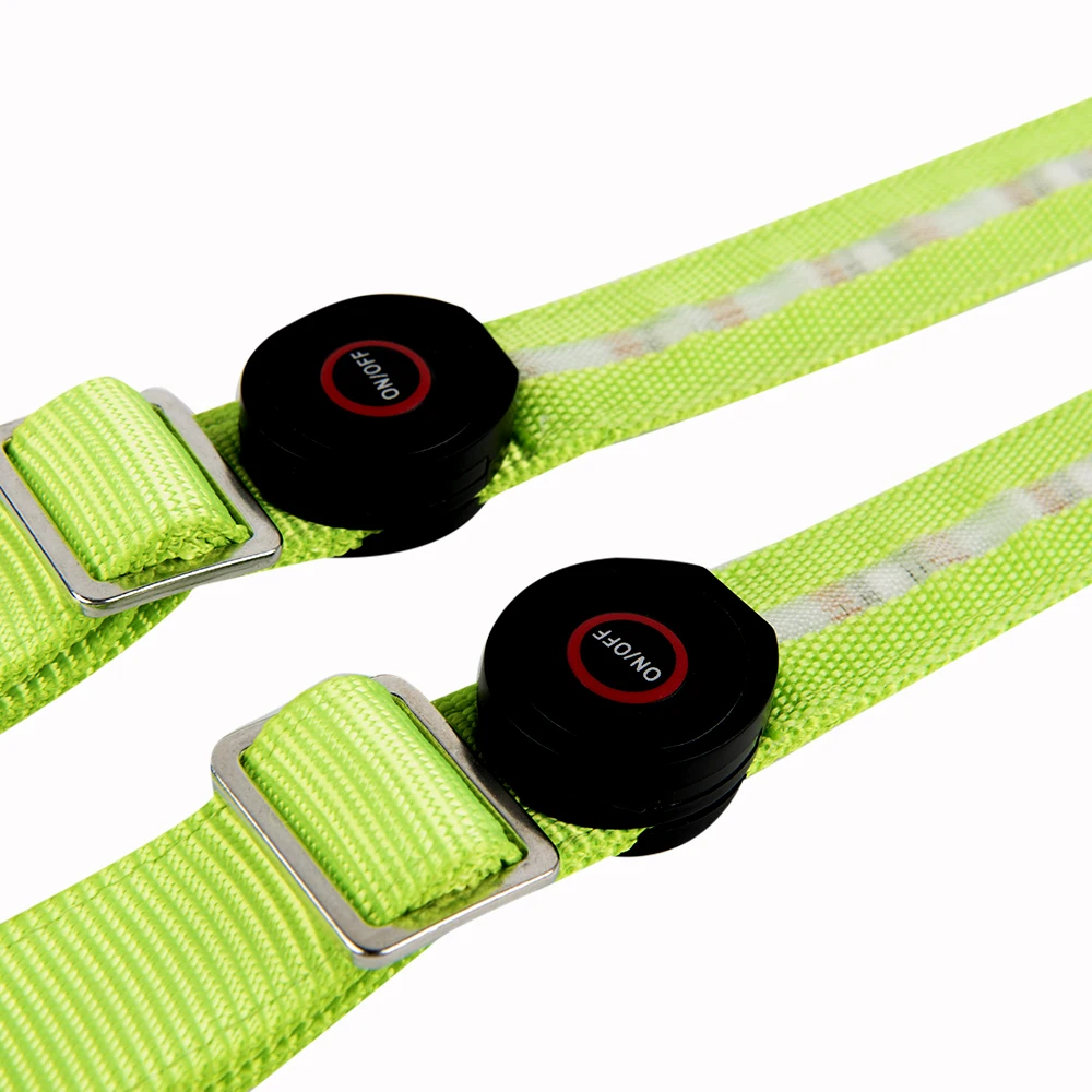 Wholesale Colorful Nylon Safety Lighted Flashing Light Up Strip Horse Collar Breastplate LED Horse Harness