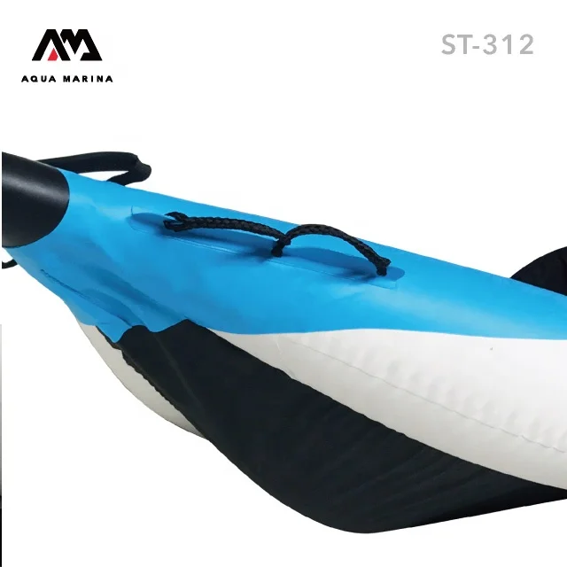 
Steam 1 Person Wholesale Drop Stitch Floor Inflatable Touring Sea Kayak 