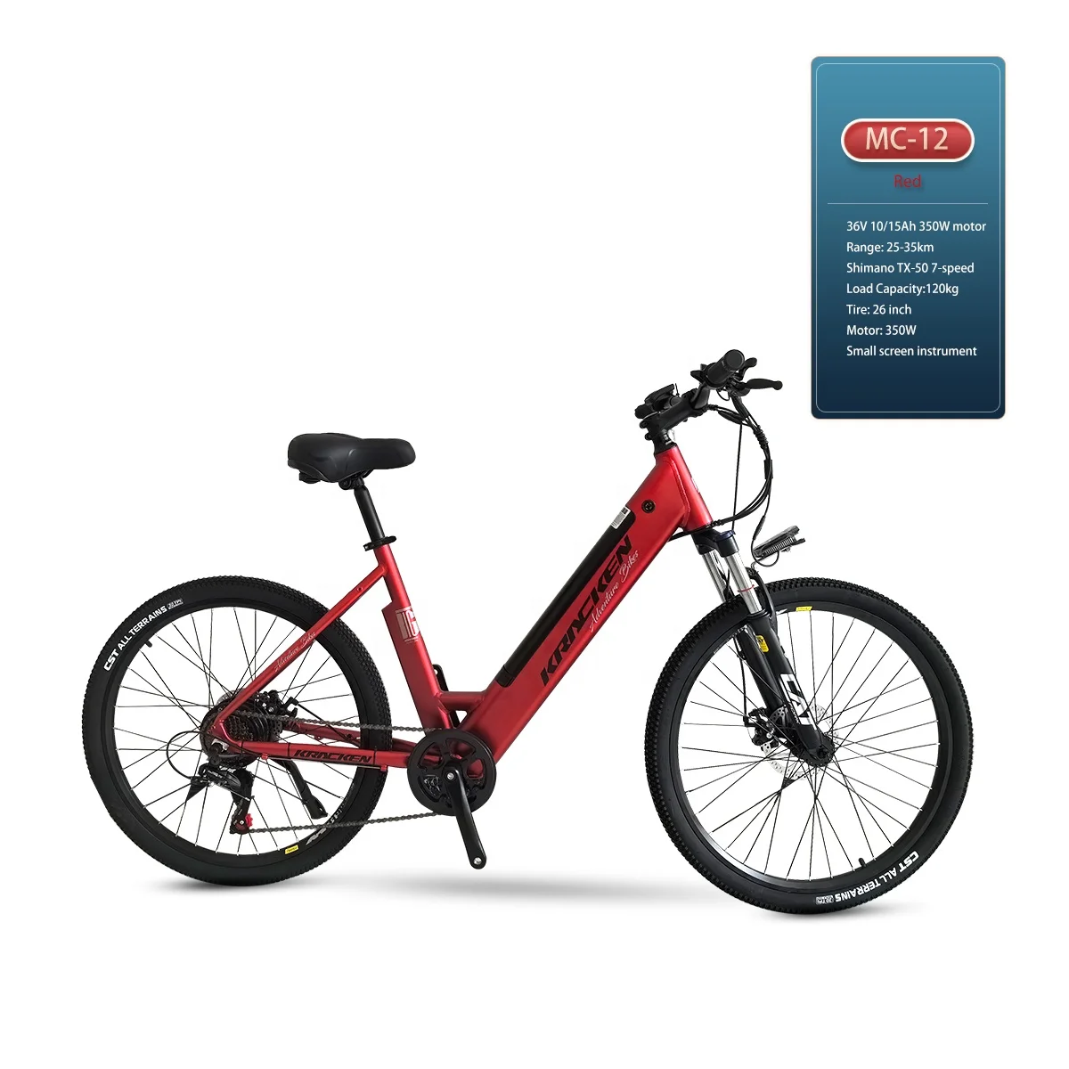 Mens Battery Operated 36V/10.4Ah 500w 26 inch Electric Protection Motor Bikes