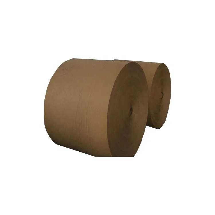 
Virgin Liner Paper Biodegradable unbleached kraft paper jumbo roll for packing 