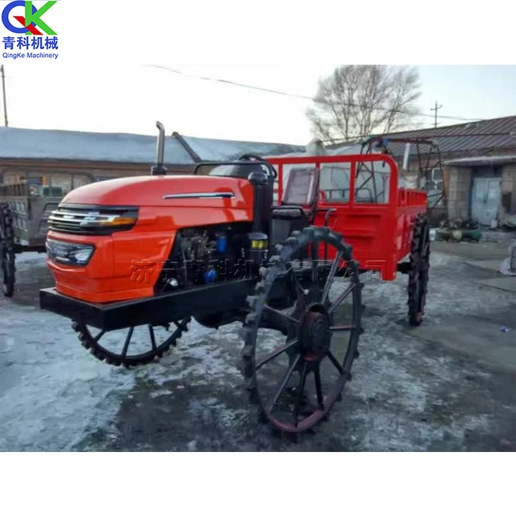 Paddy field seedling transport machine Multifunctional paddy field seedling transport device