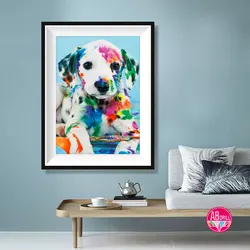 Diamond Painting Kitten Dog Short Lint Diamond Painting Gifts