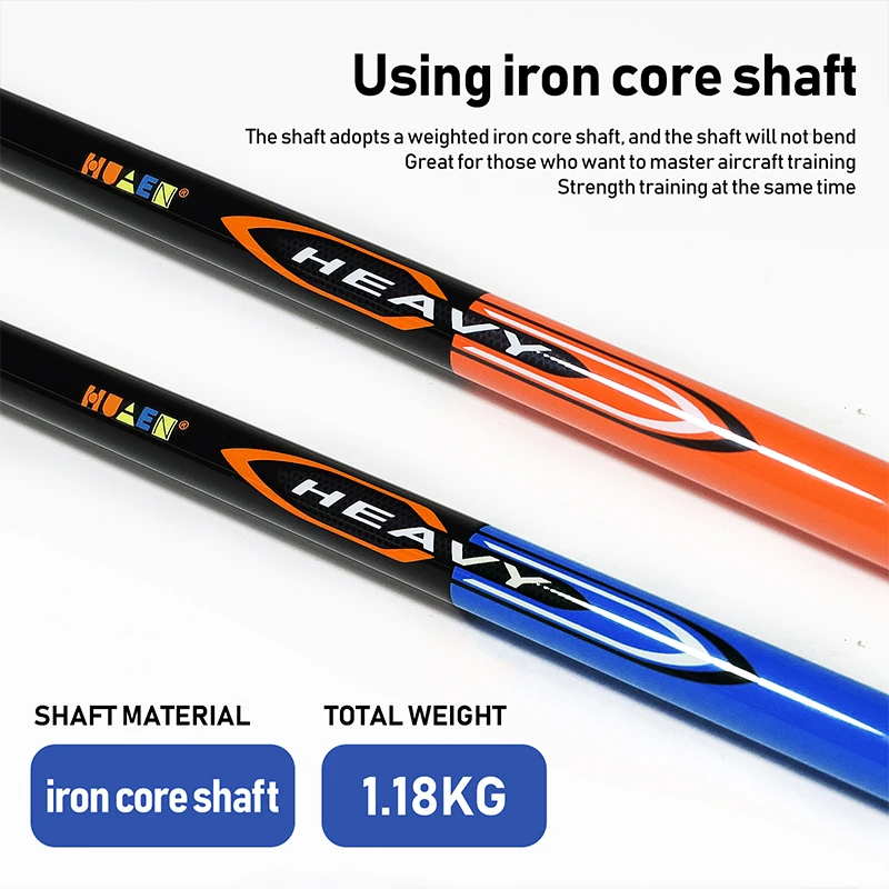 HUAEN Weighted Golf Swing Trainer Shortened 7 Iron Swing Trainer Golf Club Swing Trainer Aid to Improve Golf Shot Accuracy