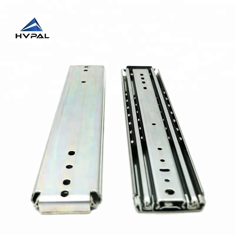 2024 new 76mm transformavel cabinet hardware offset full soft close drawer slide rail 9 inch for office table