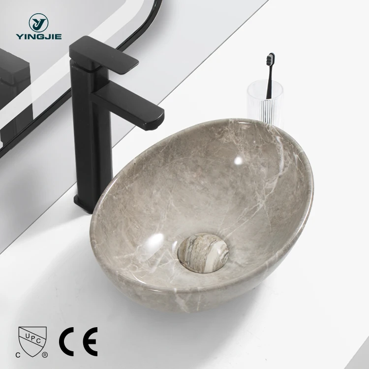 Above Counter Bathroom Basins Oval Sink Bowl Ceramic electroplate gold/ rose gold/ sliver