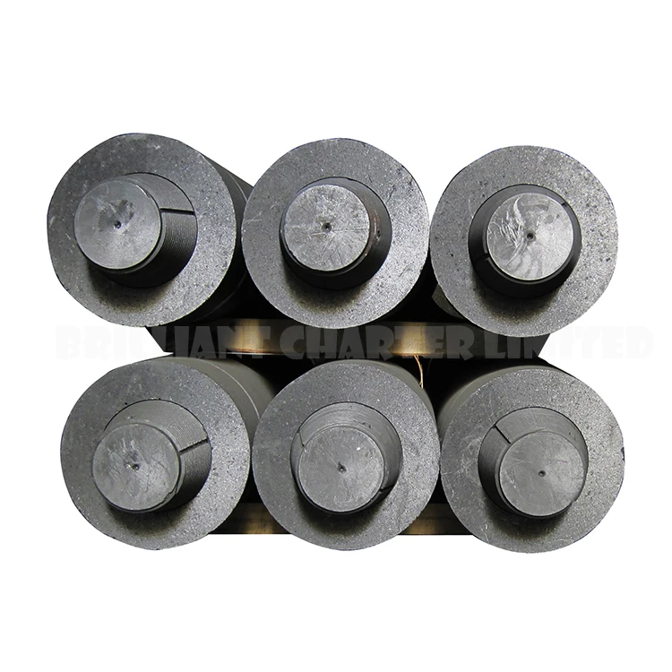 China Factory UHP 500 graphite electrode with nipple 4tpi 4tpil for arc furnace for electronics graphite scrap