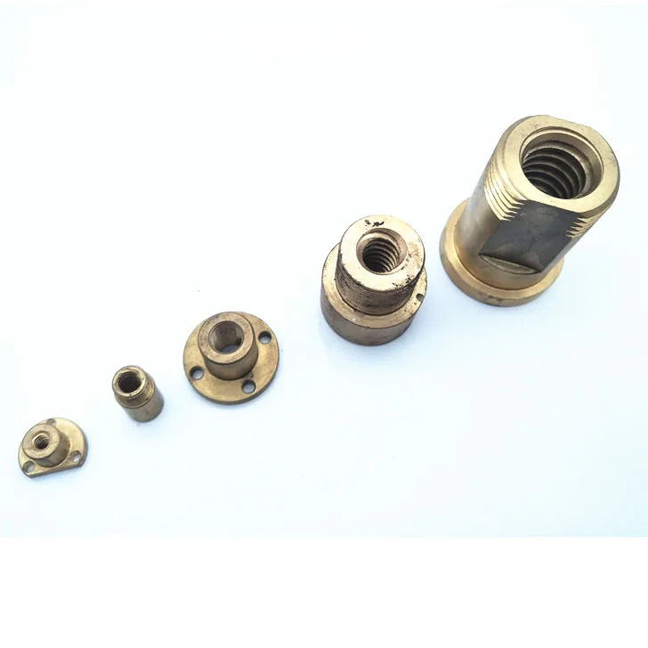 
Mechanical accessories with square circular screw flange brass nut 