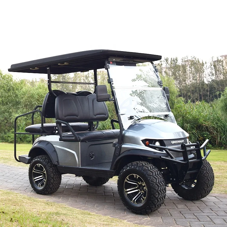 Professional electric golf carts 2+2 seater off-road hunting car club cars
