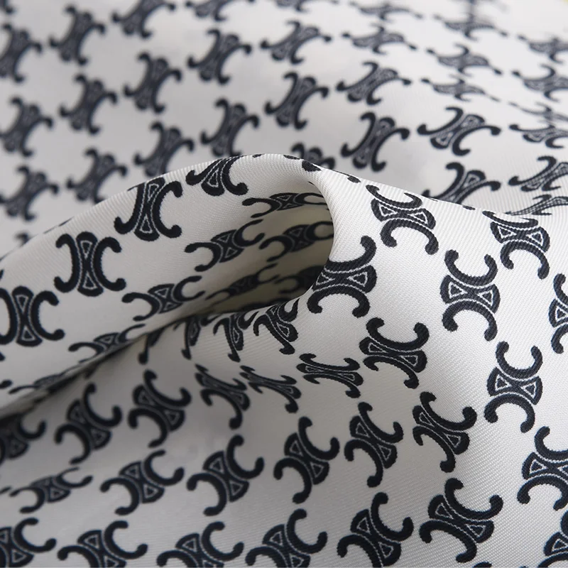 Luxury Woman Big Polyester Summer Digital Printing Scarves Custom Printed Personalized long Square Satin Silk Hijab Scarf